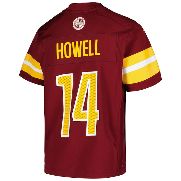 Sam Howell Washington Commanders Nike Youth Game Jersey - Burgundy - Image 3
