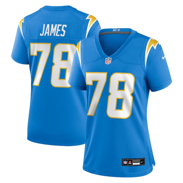 Andre James Los Angeles Chargers Nike Women's Team Game Jersey - Powder Blue - Image 2