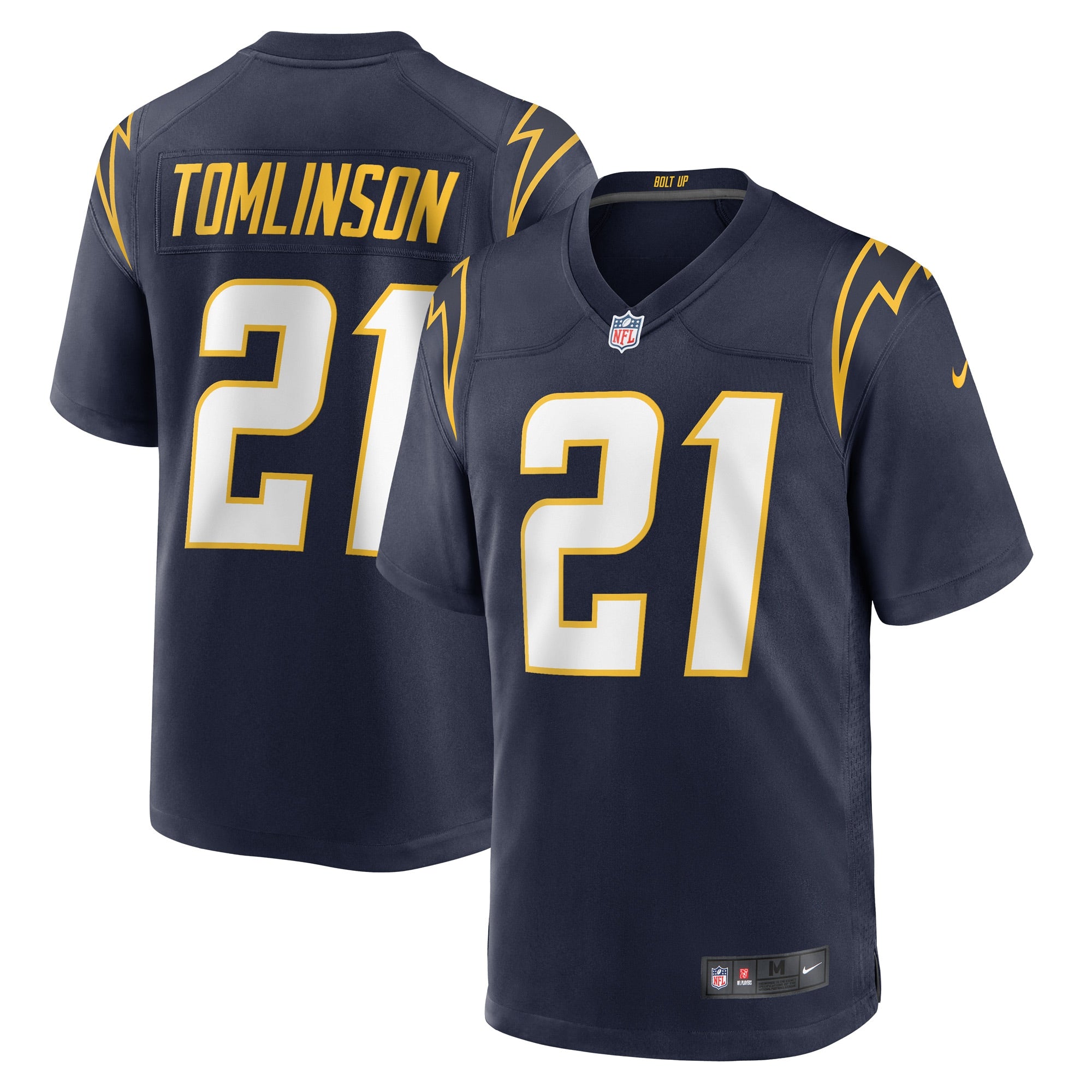 LaDainian Tomlinson Los Angeles Chargers Nike Game Retired Player Jersey - Powder Blue/Navy/Royal - Image 7