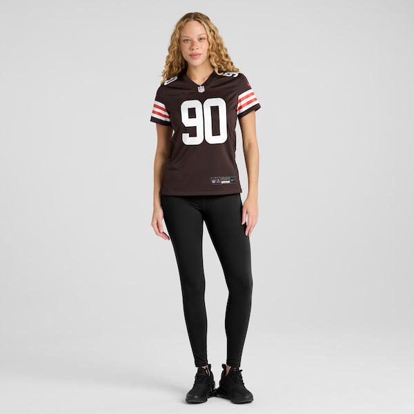 Maurice Hurst II Cleveland Browns Nike Women's Game Jersey - Brown - Image 4