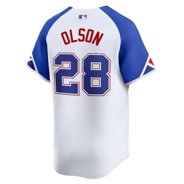 Matt Olson Atlanta Braves Nike City Connect Limited Player Jersey - White - Image 5