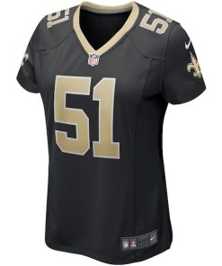 Alternative view of Cesar Ruiz New Orleans Saints Nike Women's Game Jersey - Black