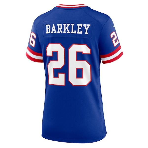 Saquon Barkley New York Giants Nike Women's Player Jersey - Royal - Image 3