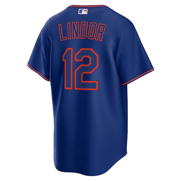 Francisco Lindor New York Mets Nike Alternate Replica Player Jersey - Royal - Image 3