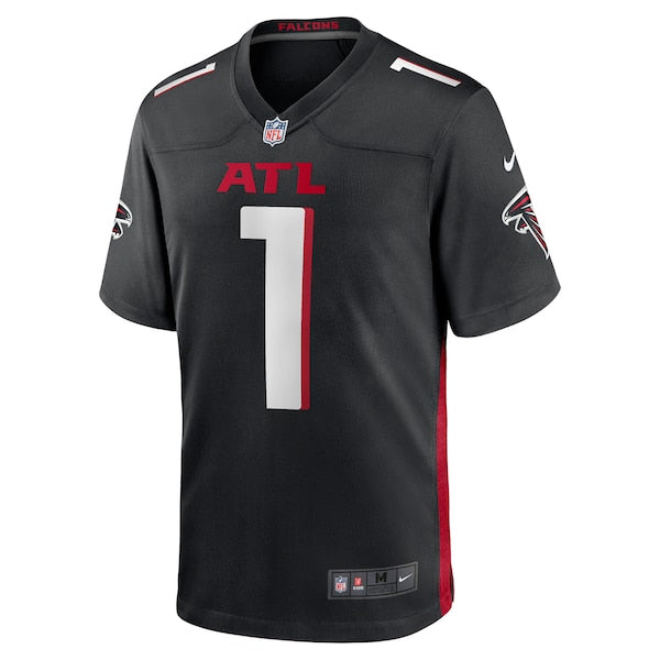 Darnell Mooney Atlanta Falcons Nike Team Game Jersey - Black - Image 2