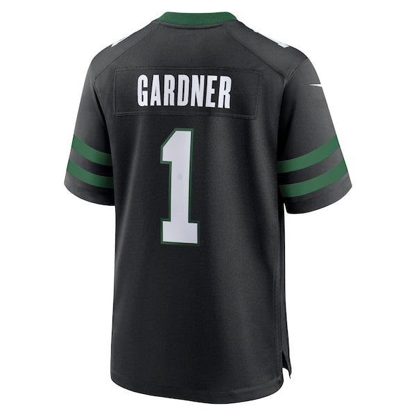 Ahmad Sauce Gardner New York Jets Nike Alternate Game Jersey - Legacy Black/Green/White - Image 4