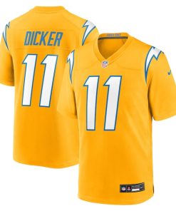 Cameron Dicker Los Angeles Chargers Nike Alternate Game Jersey -  Gold/Navy/Powder Blue