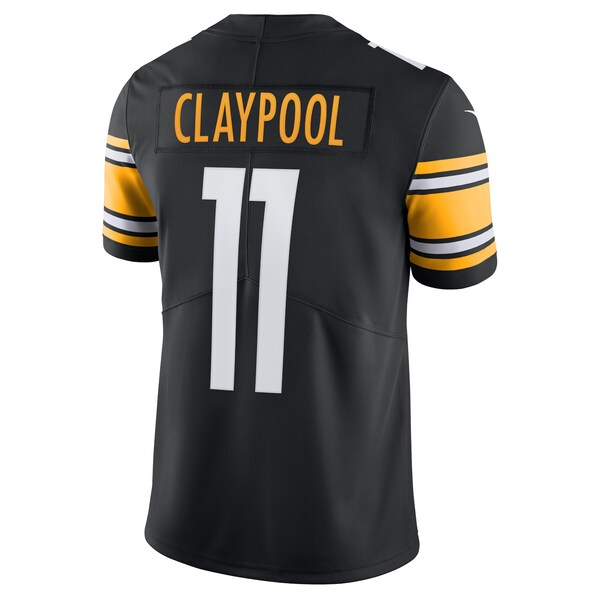 Chase Claypool Pittsburgh Steelers Nike Vapor Limited Player Jersey - Black - Image 3