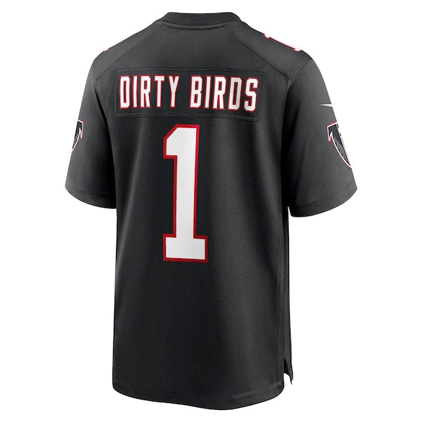 Dirty Birds Atlanta Falcons Nike Throwback Game Jersey - Black - Image 3