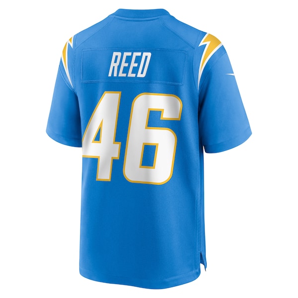 Nikko Reed Los Angeles Chargers Nike Team Game Jersey - Powder Blue - Image 3
