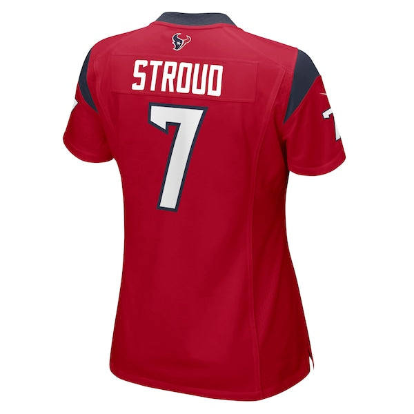 C.J. Stroud Houston Texans Nike Women's Game Jersey - Red/Navy/White - Image 4