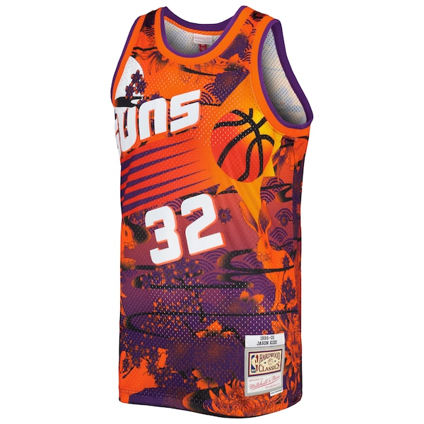 Jason Kidd Phoenix Suns 1999/00 Hardwood Classics Lunar New Year Swingman Jersey - Orange - Image 2