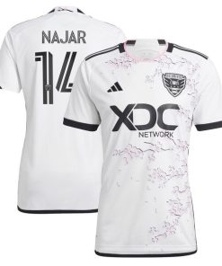 Andy Najar D.C. United adidas 2024 The Cherry Blossom Kit Replica Player Jersey - White