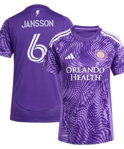 Robin Jansson Orlando City SC adidas Women's 2025 Perfect Storm Replica Player Jersey - Purple