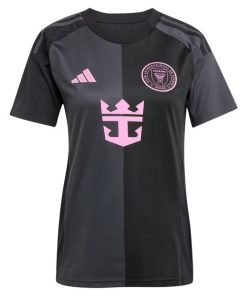 Alternative view of Inter Miami CF adidas Women's 2025 The Fortitude Kit Replica Jersey - Black