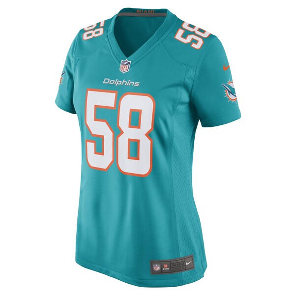 Connor Williams Miami Dolphins Nike Women's Game Player Jersey - Aqua - Image 2