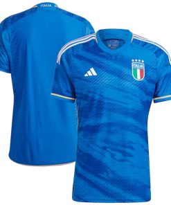 Italy National Team adidas 2023 Home Authentic Jersey - Blue