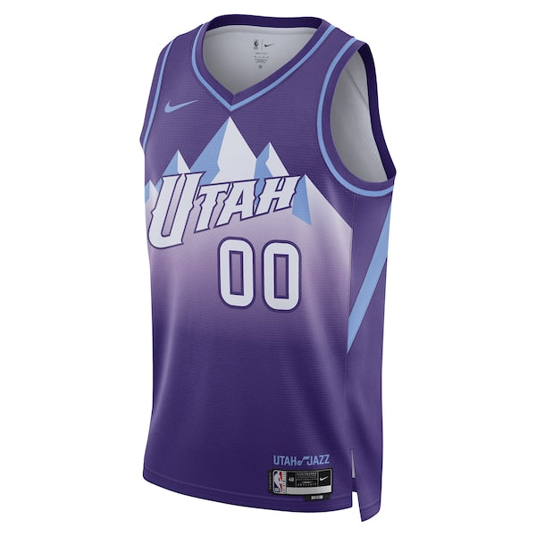 Jordan Clarkson Utah Jazz Nike Unisex 2024/25 Swingman Player Jersey - City Edition - Purple - Image 2