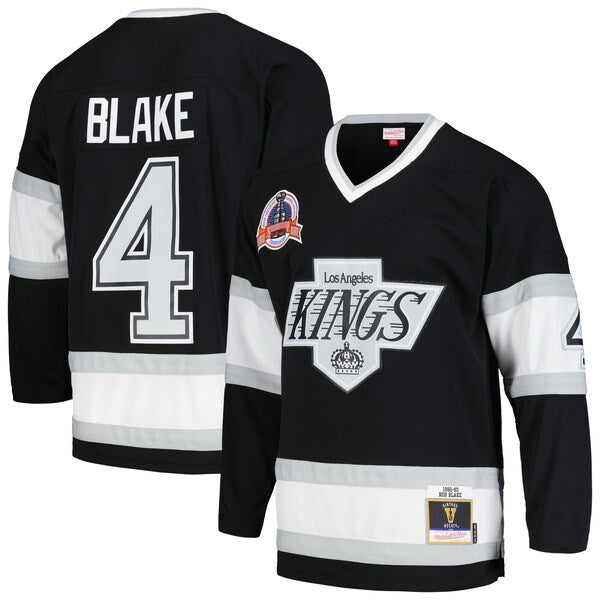 Rob Blake Los Angeles Kings 1992/93 Blue Line Player Jersey - Black - Image 2