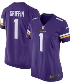Shaquill Griffin Minnesota Vikings Nike Women's Team Game Jersey -  Purple