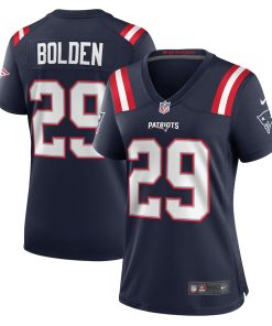 Isaiah Bolden New England Patriots Nike Women's Team Game Jersey -  Navy