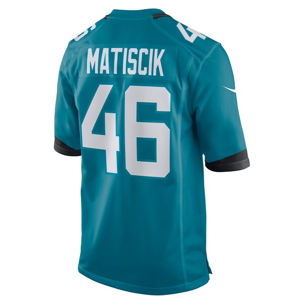 Ross Matiscik Jacksonville Jaguars Nike Game Jersey - Teal - Image 3