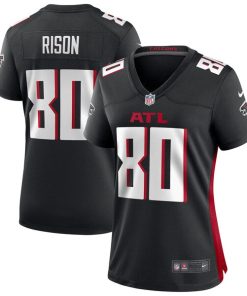 Alternative view of Andre Rison Atlanta Falcons Nike Women's Game Retired Player Jersey - Black/Red