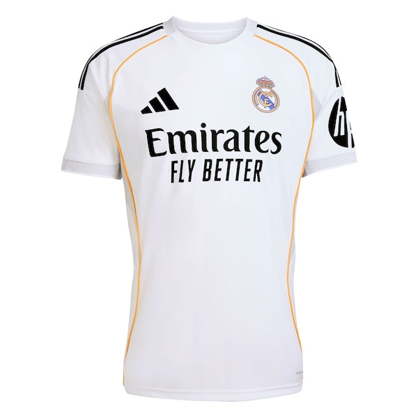 Vini Jr. Los Merengues adidas 2025/26 Home Replica Jersey - White/Blue - Image 3