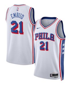 Joel Embiid Philadelphia 76ers Nike Youth Swingman Jersey - Association Edition - White