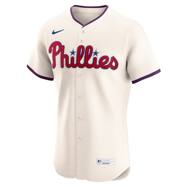Bryce Harper Philadelphia Phillies Nike Alternate 2 Elite Jersey - Cream/White/Light Blue - Image 3