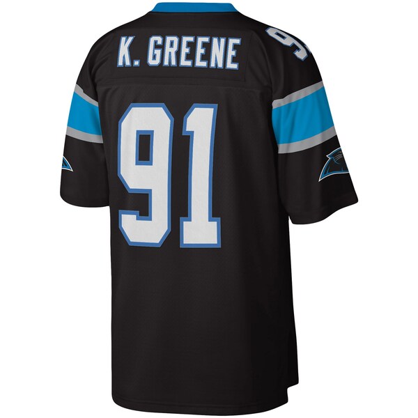 Kevin Greene Carolina Panthers Big & Tall 1996 Retired Player Replica Jersey - Black - Image 3