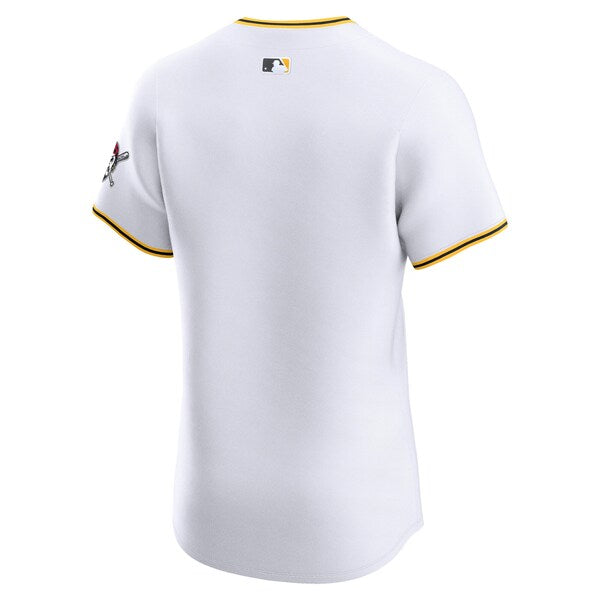 Pittsburgh Pirates Nike Home Elite Jersey - White/Black - Image 4