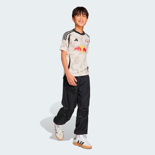 New York Red Bulls adidas Youth 2025 Stone Kit Replica Jersey - Tan - Image 2