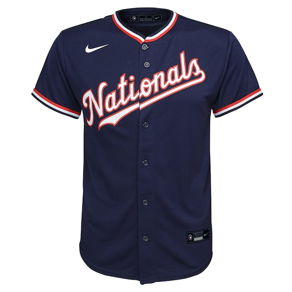Washington Nationals Nike Youth Alternate Replica Team Jersey - Navy - Image 2