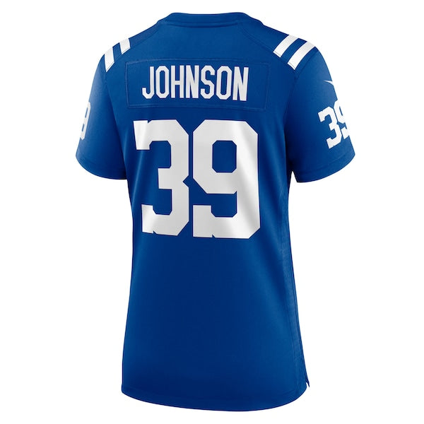 Alex Johnson Indianapolis Colts Nike Women's Team Game Jersey - Royal - Image 4
