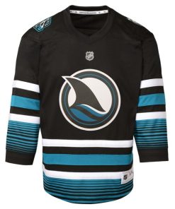 Alternative view of San Jose Sharks Preschool Alternate Replica Jersey - Black