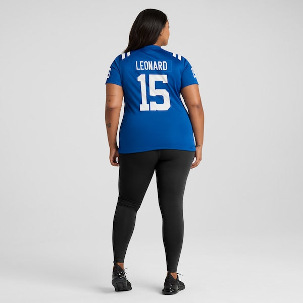 Riley Leonard Indianapolis Colts Nike Women's Team Game Jersey - Royal - Image 7