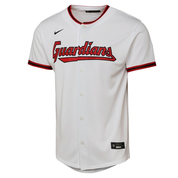 Shane Bieber Cleveland Guardians Nike Youth Home Replica Player Jersey - White - Image 2