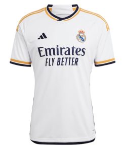Alternative view of Vini Jr. Los Merengues adidas 2023/24 Home Replica Player Jersey - White