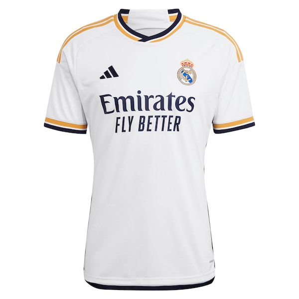Vini Jr. Los Merengues adidas 2023/24 Home Replica Player Jersey - White - Image 2