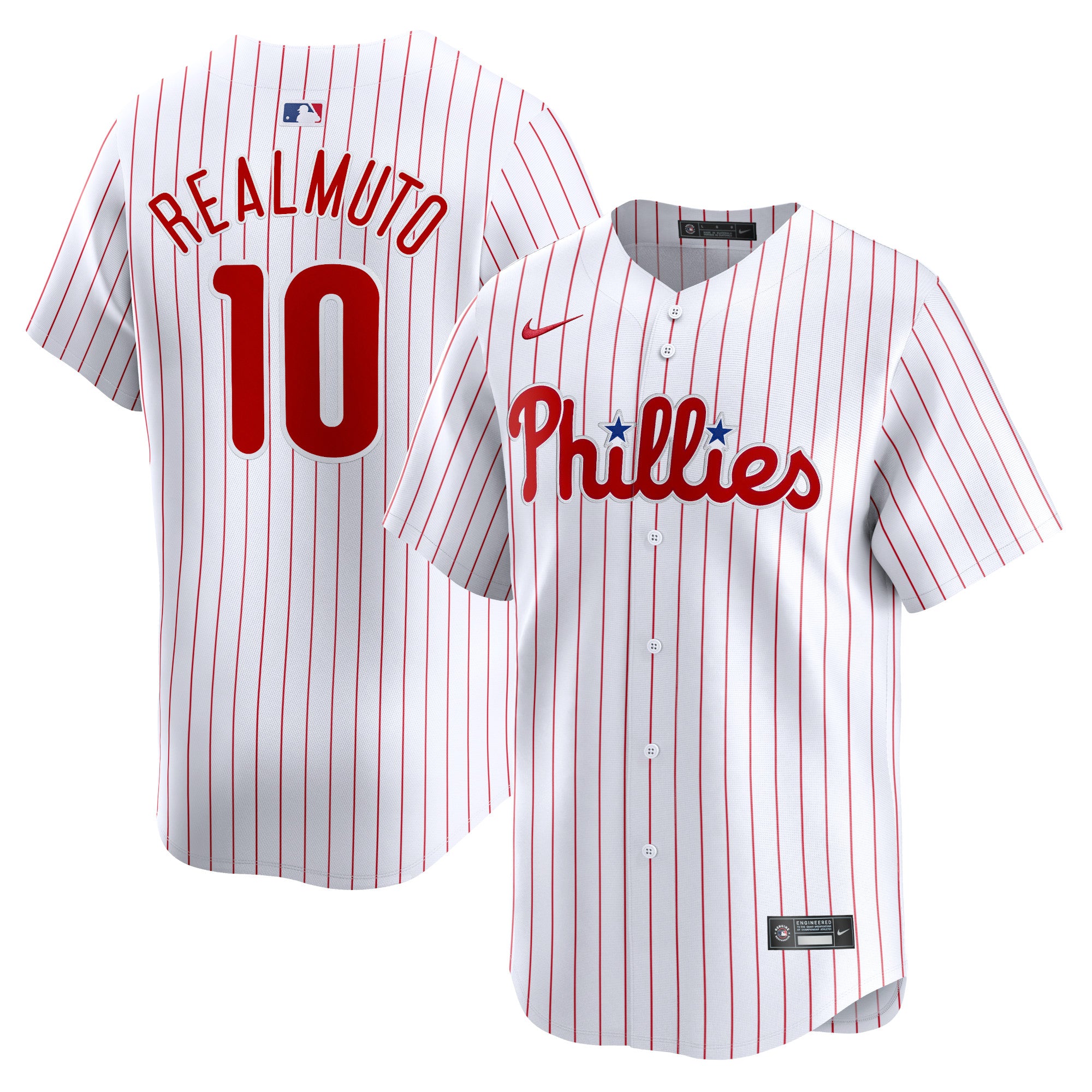 J.T. Realmuto Philadelphia Phillies Nike Away Limited Player Jersey - Gray/White - Image 5