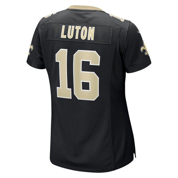 Jake Luton New Orleans Saints Nike Women's Game Player Jersey - Black - Image 5