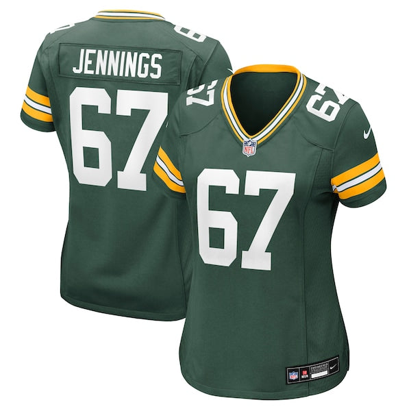 Donovan Jennings Green Bay Packers Nike Women's Team Game Jersey - Green