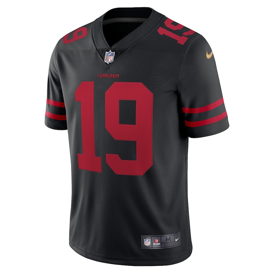 Men's San Francisco 49ers Deebo Samuel Nike Vapor Limited Jersey - Black - Image 2