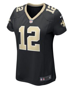 Alternative view of Chris Olave New Orleans Saints Nike Women's Game Player Jersey - Black