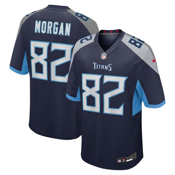 Stanley Morgan Tennessee Titans Nike Team Game Jersey - Navy - Image 2