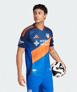 FC Cincinnati adidas 2025 Orange and Blue Legacy Kit Authentic Jersey - Blue