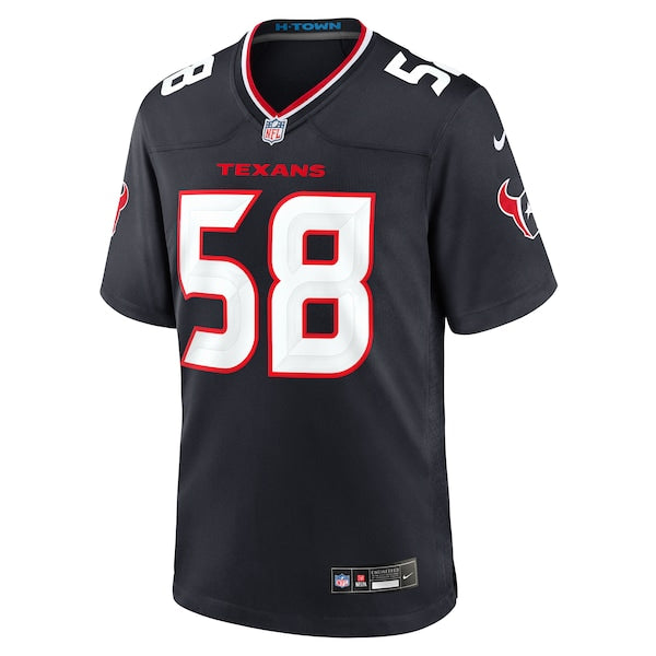 McTelvin Agim Houston Texans Nike Team Game Jersey - Navy - Image 2