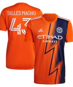 Talles Magno New York City FC adidas 2022 The Volt Kit Replica Player Jersey - Orange