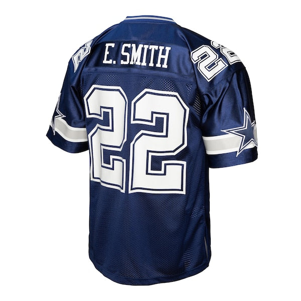 Emmitt Smith Dallas Cowboys Legacy Replica Jersey - Navy/White - Image 3